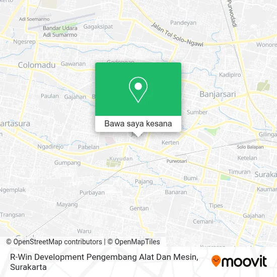 Peta R-Win Development Pengembang Alat Dan Mesin