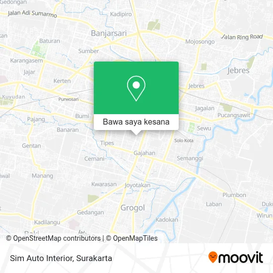 Peta Sim Auto Interior