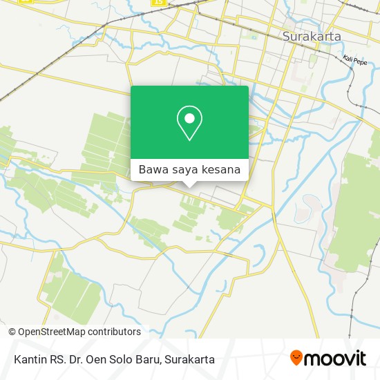 Peta Kantin RS. Dr. Oen Solo Baru
