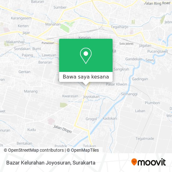 Peta Bazar Kelurahan Joyosuran