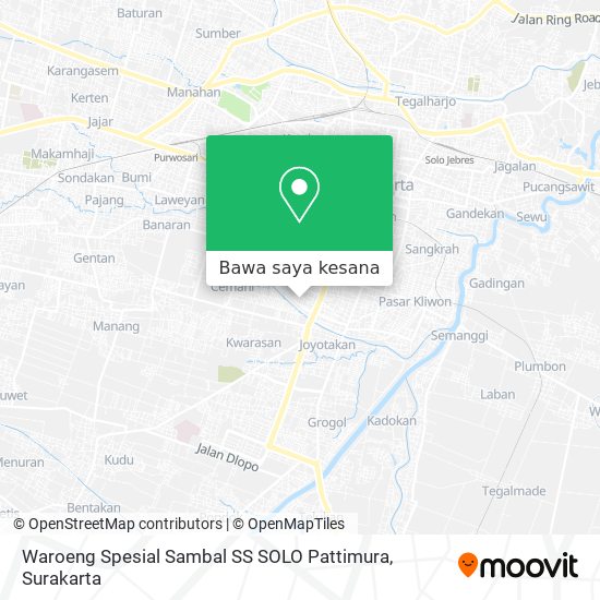 Peta Waroeng Spesial Sambal SS SOLO Pattimura