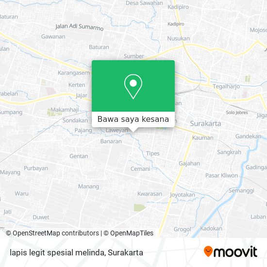 Peta lapis legit spesial melinda