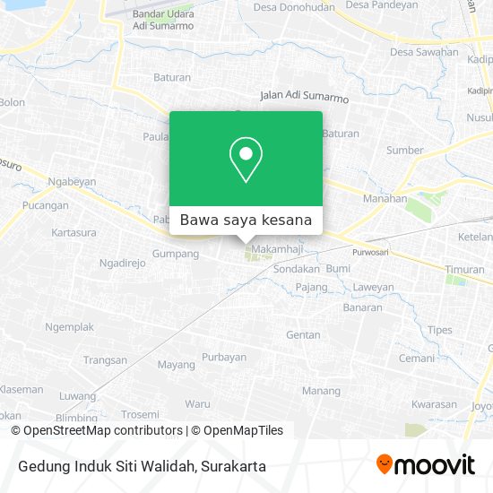 Peta Gedung Induk Siti Walidah