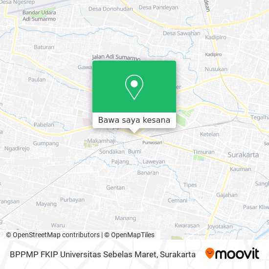 Peta BPPMP FKIP Universitas Sebelas Maret