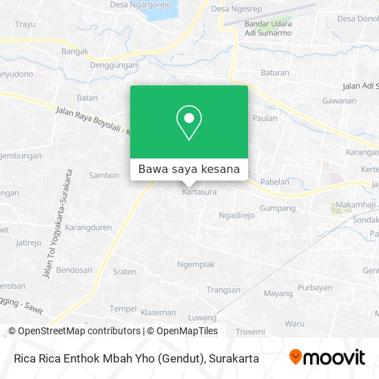 Peta Rica Rica Enthok Mbah Yho (Gendut)