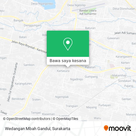 Peta Wedangan Mbah Gandul