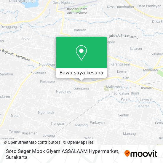 Peta Soto Seger Mbok Giyem ASSALAAM Hypermarket