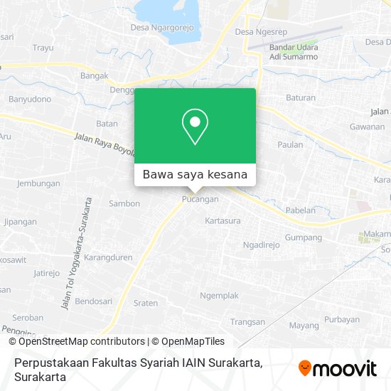 Peta Perpustakaan Fakultas Syariah IAIN Surakarta
