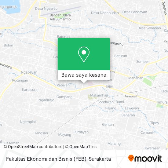 Peta Fakultas Ekonomi dan Bisnis (FEB)