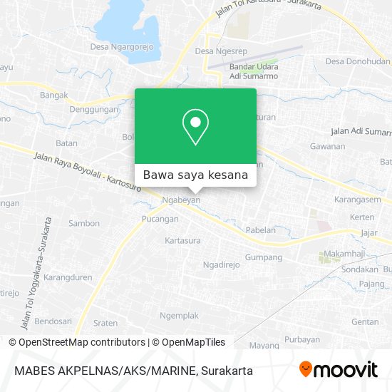 Peta MABES AKPELNAS/AKS/MARINE