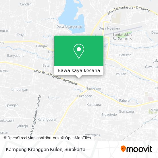 Peta Kampung Kranggan Kulon