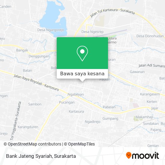 Peta Bank Jateng Syariah