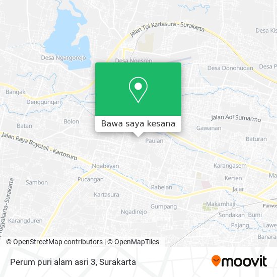 Peta Perum puri alam asri 3