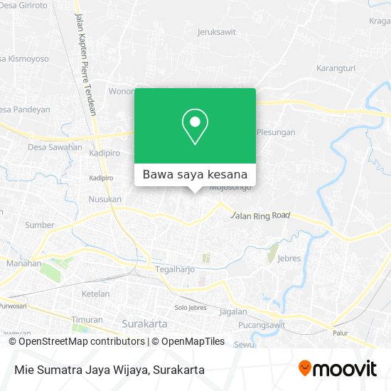 Peta Mie Sumatra Jaya Wijaya
