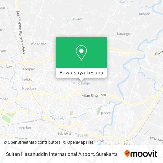 Peta Sultan Hasanuddin International Airport
