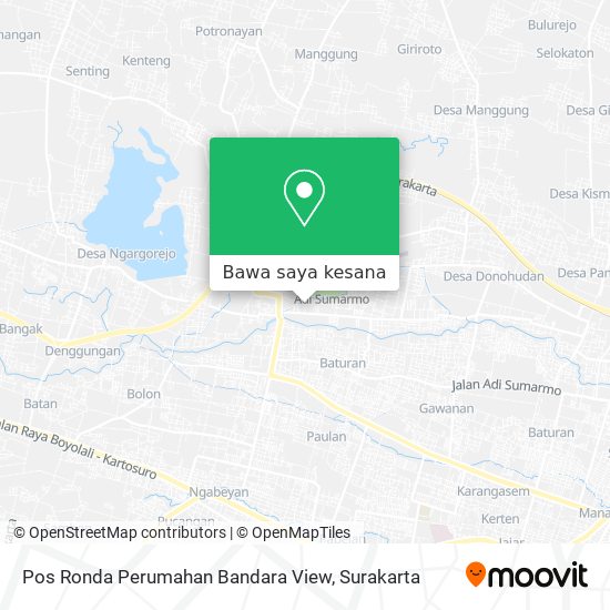 Peta Pos Ronda Perumahan Bandara View