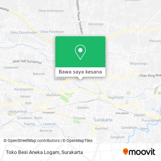 Peta Toko Besi Aneka Logam