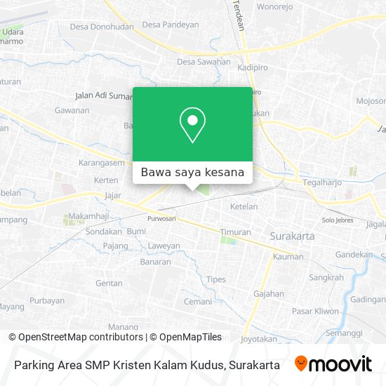 Peta Parking Area SMP Kristen Kalam Kudus