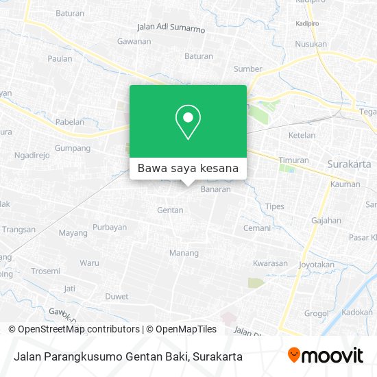 Peta Jalan Parangkusumo Gentan Baki