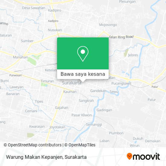 Peta Warung Makan Kepanjen