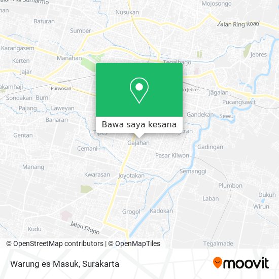 Peta Warung es Masuk