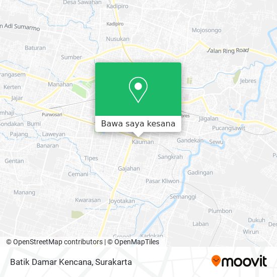 Peta Batik Damar Kencana