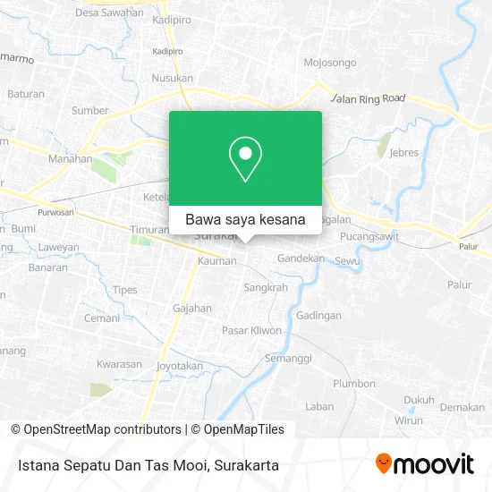 Peta Istana Sepatu Dan Tas Mooi
