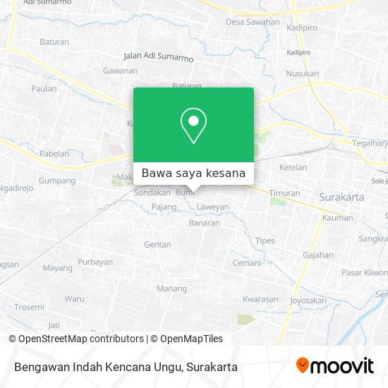 Peta Bengawan Indah Kencana Ungu