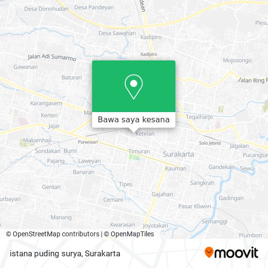 Peta istana puding surya