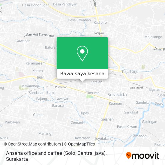 Peta Ansena office and caffee (Solo, Central java)