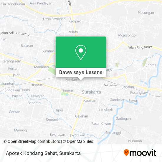 Peta Apotek Kondang Sehat