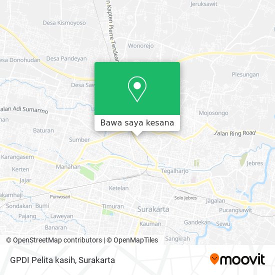 Peta GPDI Pelita kasih