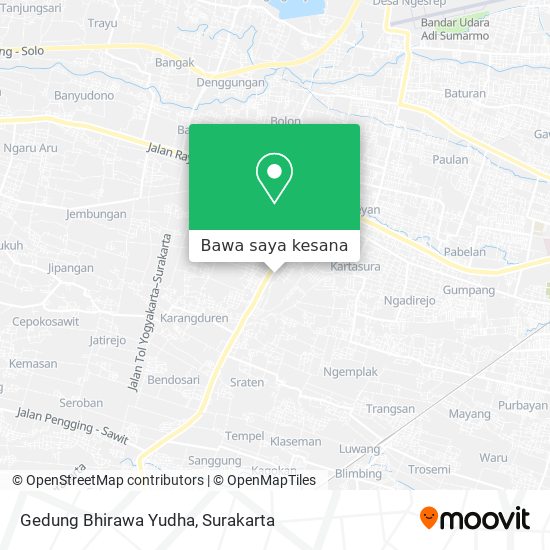 Peta Gedung Bhirawa Yudha