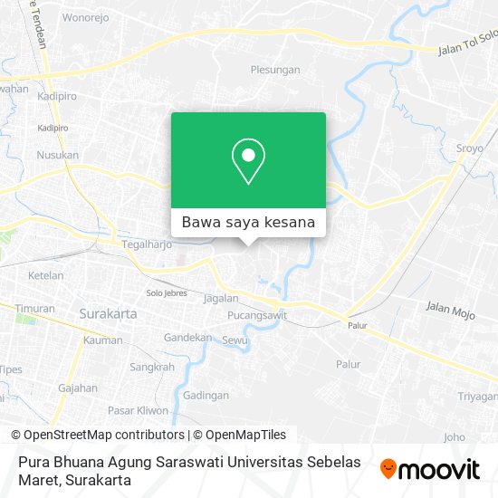 Peta Pura Bhuana Agung Saraswati Universitas Sebelas Maret