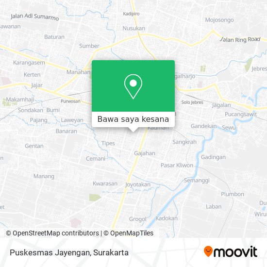 Peta Puskesmas Jayengan