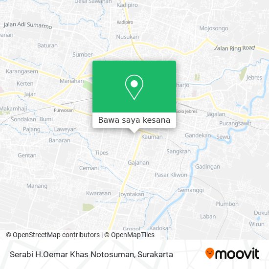Peta Serabi H.Oemar Khas Notosuman