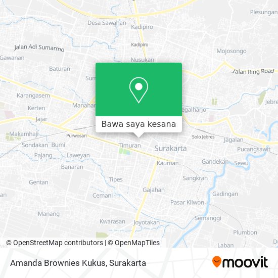 Peta Amanda Brownies Kukus