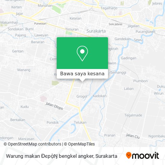 Peta Warung makan Ɖєpɑ̣̇Ŋ bengkel angker