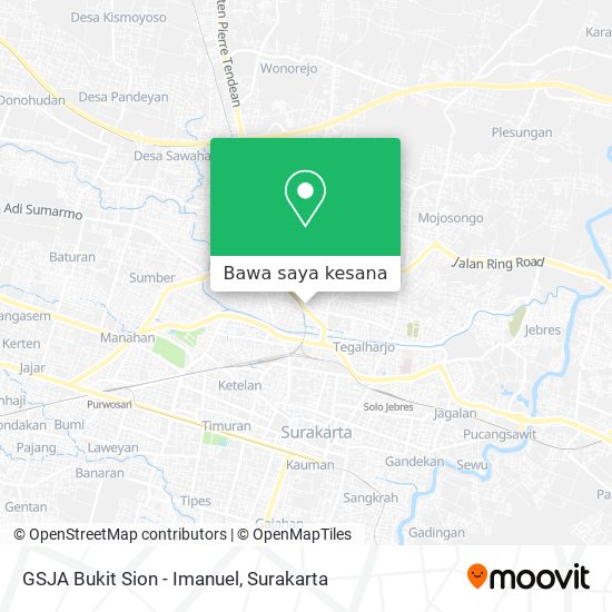 Peta GSJA Bukit Sion - Imanuel