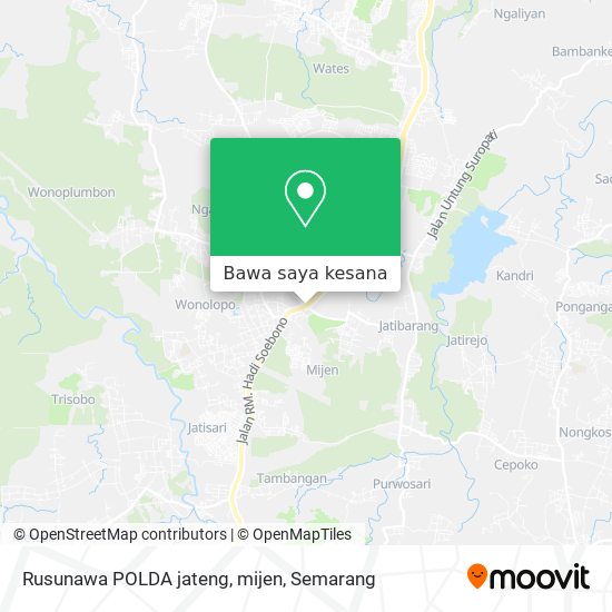 Peta Rusunawa POLDA jateng, mijen