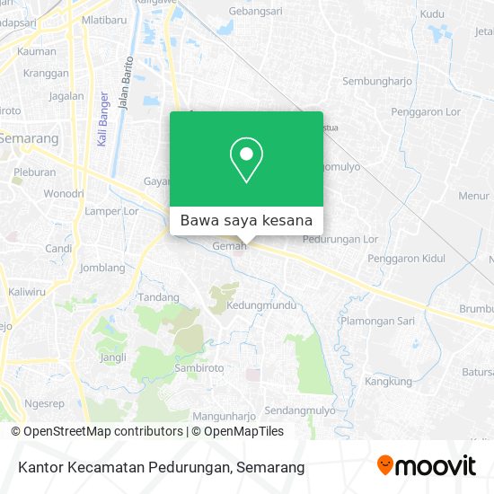 Peta Kantor Kecamatan Pedurungan
