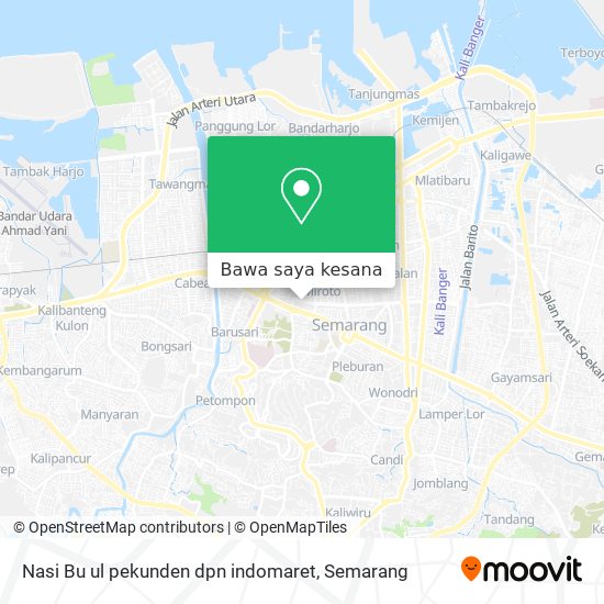 Peta Nasi Bu ul pekunden dpn indomaret