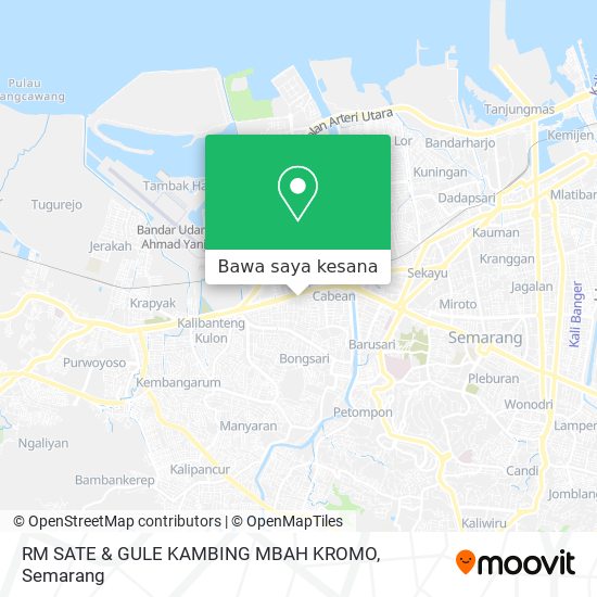 Peta RM SATE & GULE KAMBING MBAH KROMO