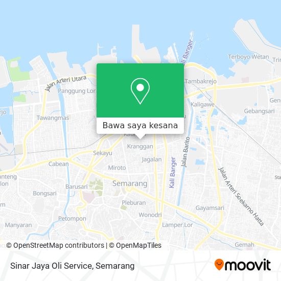 Peta Sinar Jaya Oli Service