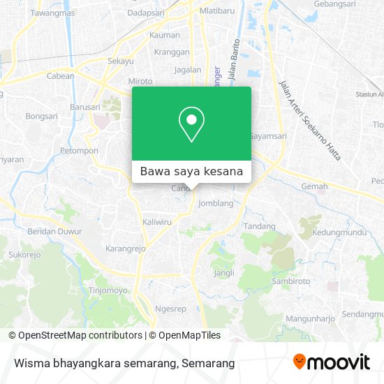 Peta Wisma bhayangkara semarang