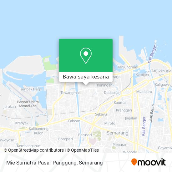 Peta Mie Sumatra Pasar Panggung