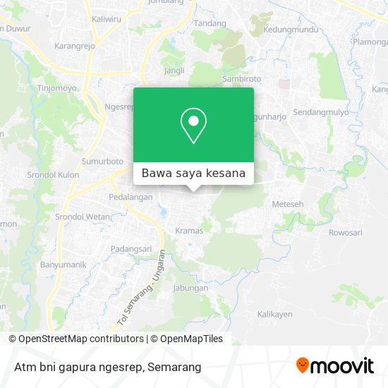 Peta Atm bni gapura ngesrep