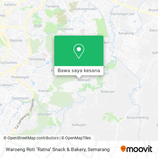 Peta Waroeng Roti "Ratna" Snack & Bakery