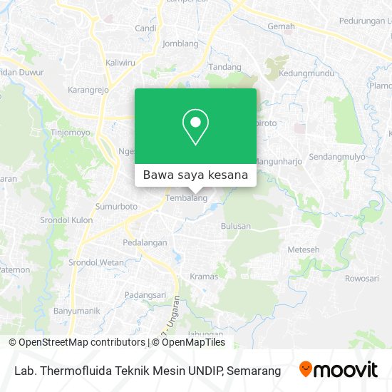 Peta Lab. Thermofluida Teknik Mesin UNDIP