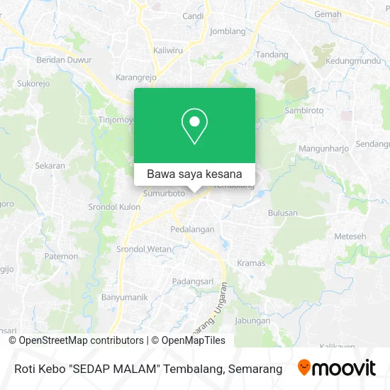 Peta Roti Kebo "SEDAP MALAM" Tembalang